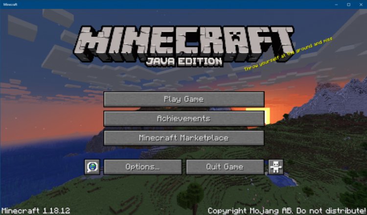 Java User Interface Texture Pack For MCPE 1.18