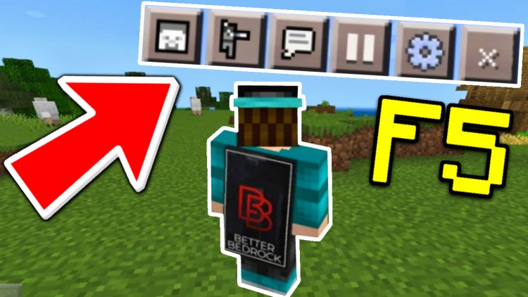 F5 Button Addon For Minecraft PE 1.20