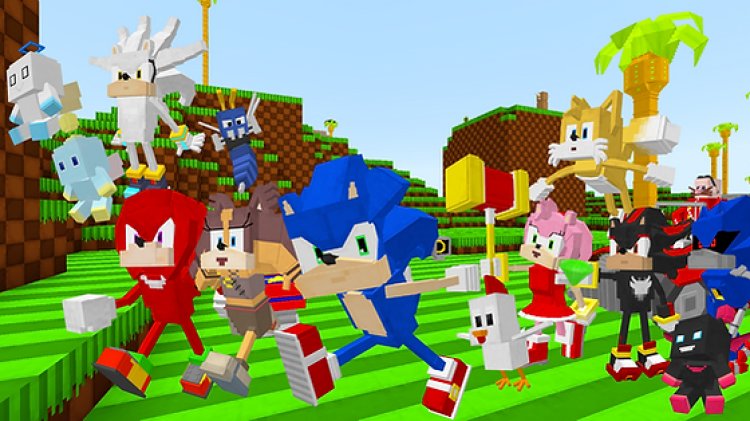 Sonic Addon For MCPE 1.19!