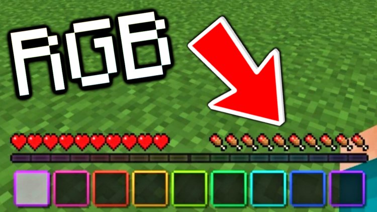 Animated RGB Bar For MCPE 1.19! - Minecraft Bedrock Edition