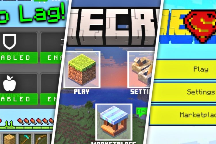 Minecraft UI resource Pack. Minecraft interface.