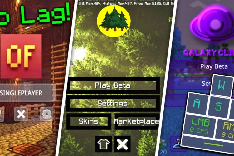 Top 5 Clients For MCPE 1.19 (FPS BOOST) - Minecraft Bedrock Edition ...