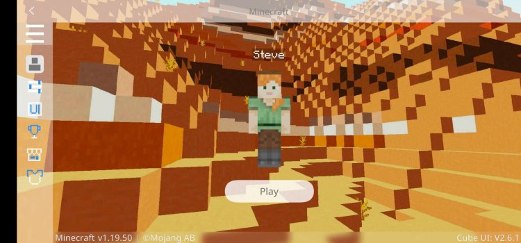 Cube UI V2.6.1 Client For MCPE 1.19!
