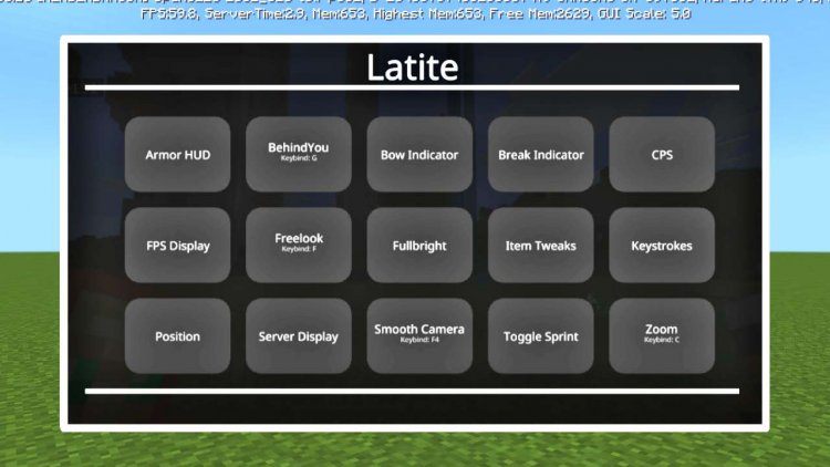 Latite Client For Minecraft Bedrock Edition