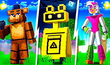 Top 5 FNAF Addons For Minecraft Bedrock 1.20!