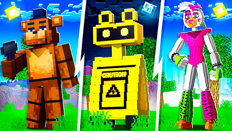 Top 5 FNAF Addons For Minecraft Bedrock 1.20!