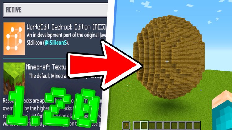 World Edit Addon For Minecraft Bedrock 1.20!