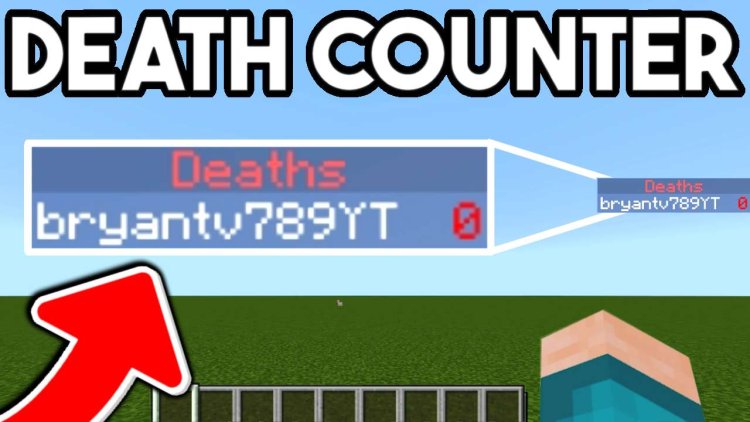 Simple Death Counter Addon For Minecraft Bedrock