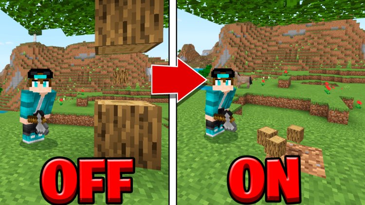 Tree Capitator Addon For Minecraft Bedrock 1.20!