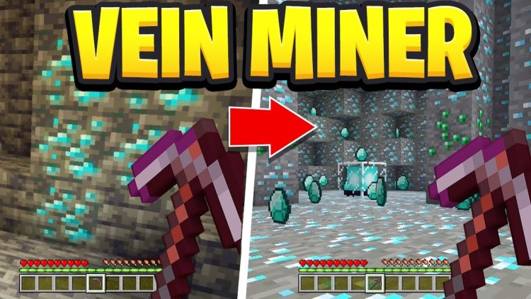 Veinminer Addon For Minecraft Bedrock!