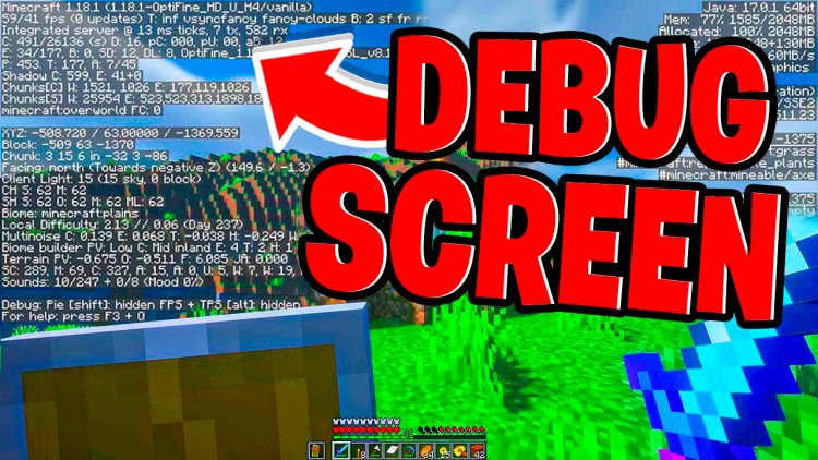 Debug Screen For Minecraft Bedrock 1.20!
