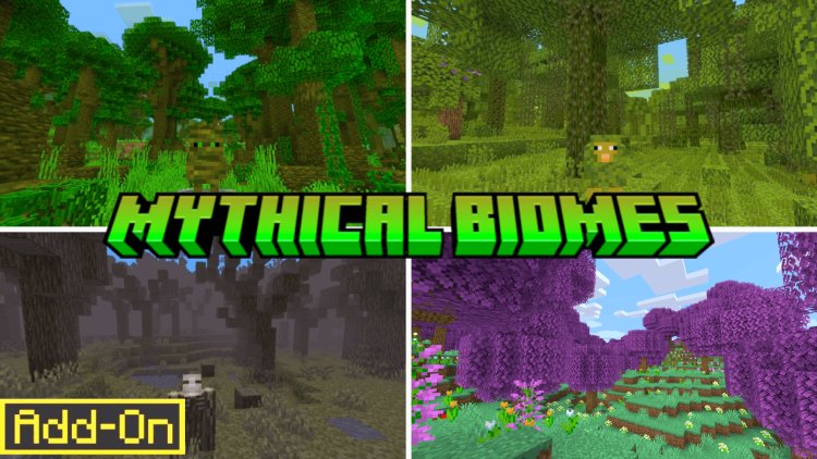 MORE BIOMES ADDON For Minecraft Bedrock 1.21!