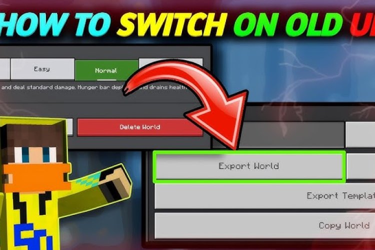 “Import / Export Button Unhider” Texture Pack for Minecraft Bedrock ...