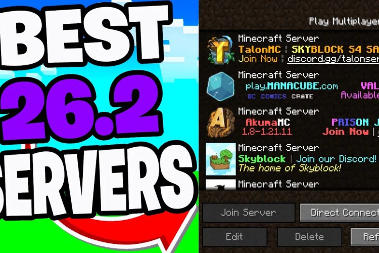 Top 10 Best Minecraft Bedrock Servers 2026 Bedrock Server List for 26.2 ...