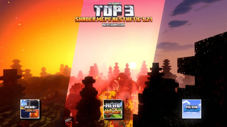 Best Shaders for MCPE 1.21+ (2026) – Top 3 Realistic Minecraft PE Shaders