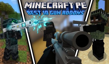 10 Best GUNS Addons for Minecraft Bedrock/PE (2026)
