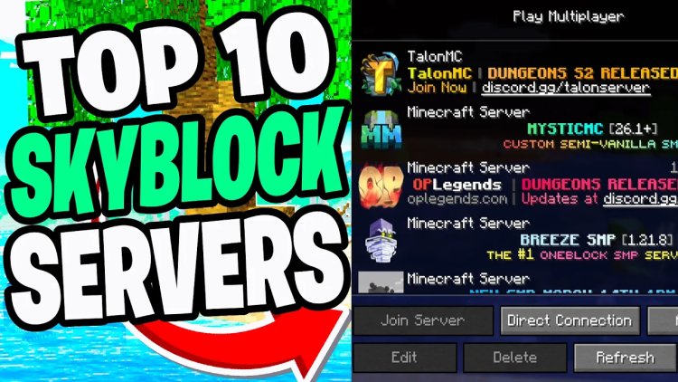 Top 10 Best Minecraft Skyblock Servers (2026)